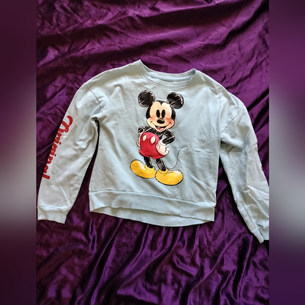 Disney Mickey Mouse Kids Sweatshirt - Light Blue